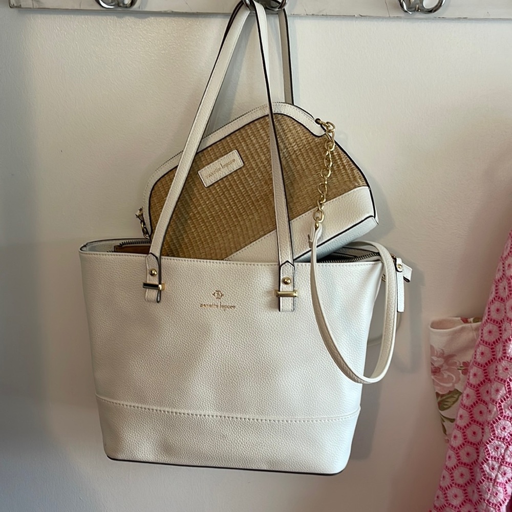 Nanette Lenore tote with cross body 2 in 1 set